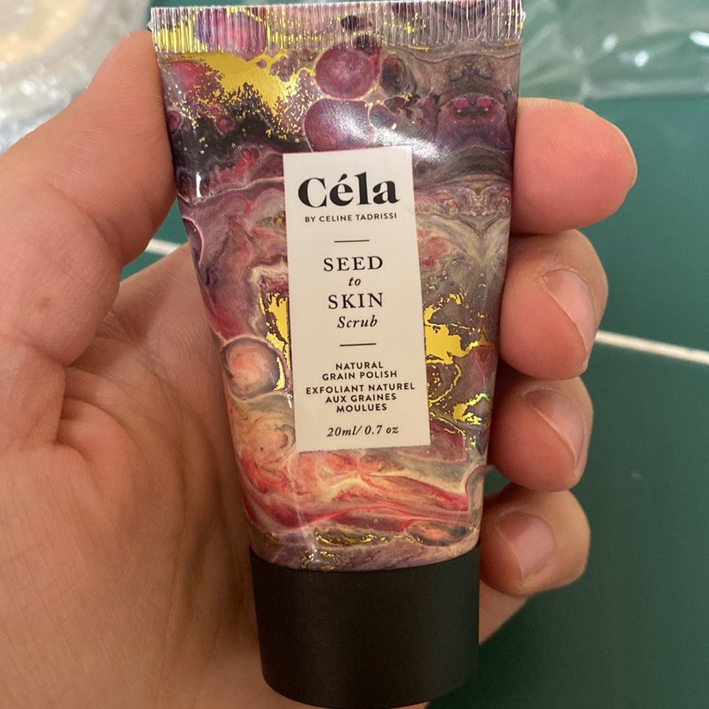 Brand new Céla Seed to Skin Scrub